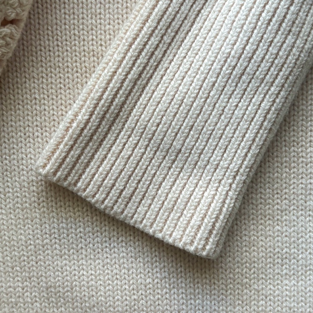 Sézane Orion cream knit sweater Size Small - Picture 8 of 9